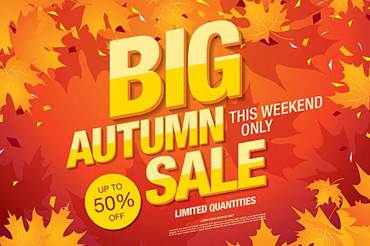 Autumn Flash Sale - Save 50%