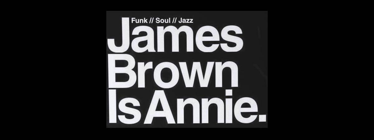 James Brown is Annie in Nottingham